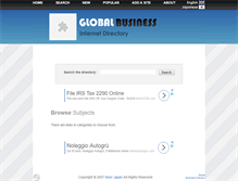 Tablet Screenshot of global-directory.jp